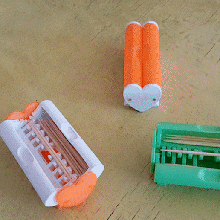 heart shaped palillo dientes caja artilugio juego juguete 3d print model - Mito3D