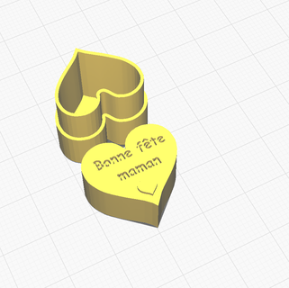 heart box mother's day 3d print model - Mito3D
