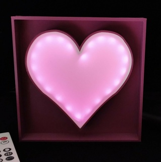 Herz LED beleuchtet Valentinstag paulmann Dekoration 3d print model - Mito3D