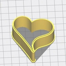 coração 3d print model - Mito3D