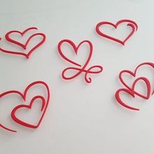 kalp sevgililer gün Aşk 3d print model - Mito3D