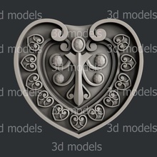 heart art 3dmodels printer bones magic artcam aspire vcarve 3d print model - Mito3D