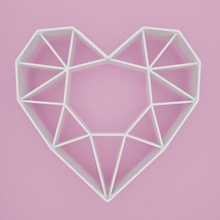 heart 4 cookie cutter valentine love cute sweet naughty sex 3d print model - Mito3D