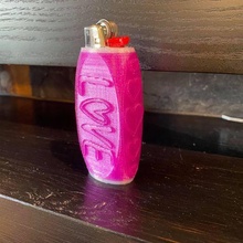 heart bic lighter case fashion sleeve love cigarette smoke weed pot cannabis bong pipe 3d print model - Mito3D