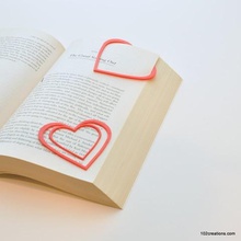 heart bookmark home signet cur 3d print model - Mito3D