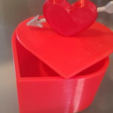 cœur boîte chocolats Chocolat amoureux 3d print model - Mito3D