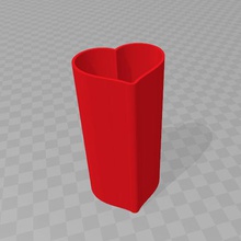 kutu kalp ev sandık 3d print model - Mito3D