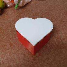 heart box jewelry gift girlfriend boyfriend 3d print model - Mito3D
