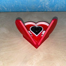 heart box jewelry valentines 3d print model - Mito3D