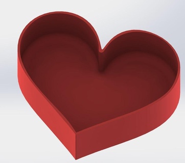 heart box 3d print model - Mito3D
