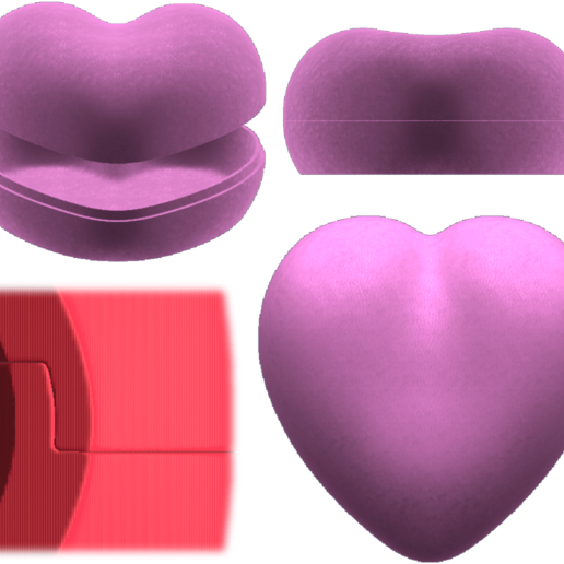 heart box gadget 3D print model - Mito3D