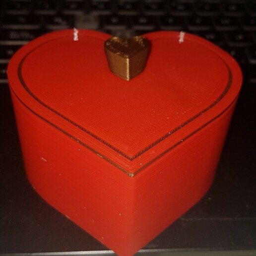 heart box 4 jewellery jewelry 3D print model - Mito3D