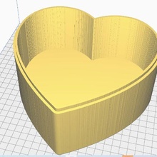 coração caixa presente joalheria amar 3d print model - Mito3D
