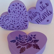 heart box boxes decoration gift valentine's day 3d print model - Mito3D
