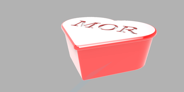 coração caixa mor afundado tampa armazenamento amar livre 3d print model - Mito3D