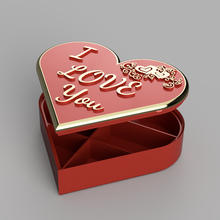 heart box v2 internal dividers fashion 2021 daughter day gift gifts girlfriend holder holiday jewelry memorial mom stand valentines wife 3d print model - Mito3D