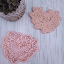 heart branches bookmark cutter 3d print model - Mito3D