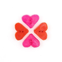 heart button fashion buttons crafts accessories sewing womens replacement parts 3d print model - Mito3D