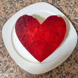 cuore torta muffa amanti San Valentino giorno 3d print model - Mito3D