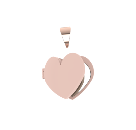 heart charm jewelry said 3D print model - Mito3D