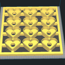 heart cookie mold article kitchen 3d print model - Mito3D