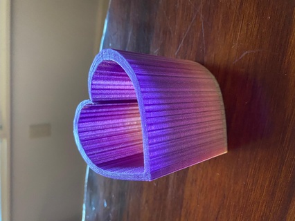 heart cup valentine vase 3d print model - Mito3D