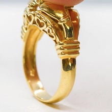 Herz-cut Diamant-ring Schmuck engagement Liebe ring 3d print model - Mito3D