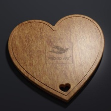 heart cutting board - cnc files wood svg dxf eps pdf ai stl 3d print model - Mito3D