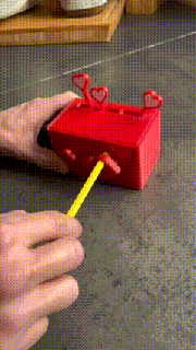kalp dişli sevgililer günü gün sevgili Aşk ok çift sevgilim zehir gülümsemek 3d print model - Mito3D