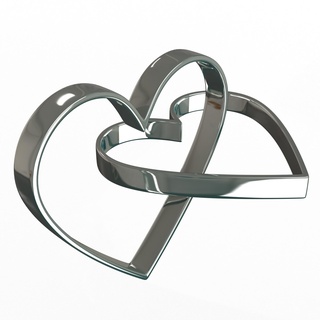 cuore gioielleria squillare 06 cromo nozze gruppo musicale dito anelli oro realistico gioiello Tesoro 3d print model - Mito3D