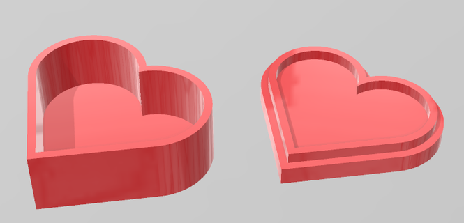 heart jewelry box 3d print model - Mito3D