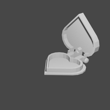 heart jewelry box wow alliance logo jewerly 3d print model - Mito3D