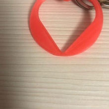 kalp anahtar Zincir moda Şirin Aşk sevgili 14feb hediye 3d print model - Mito3D