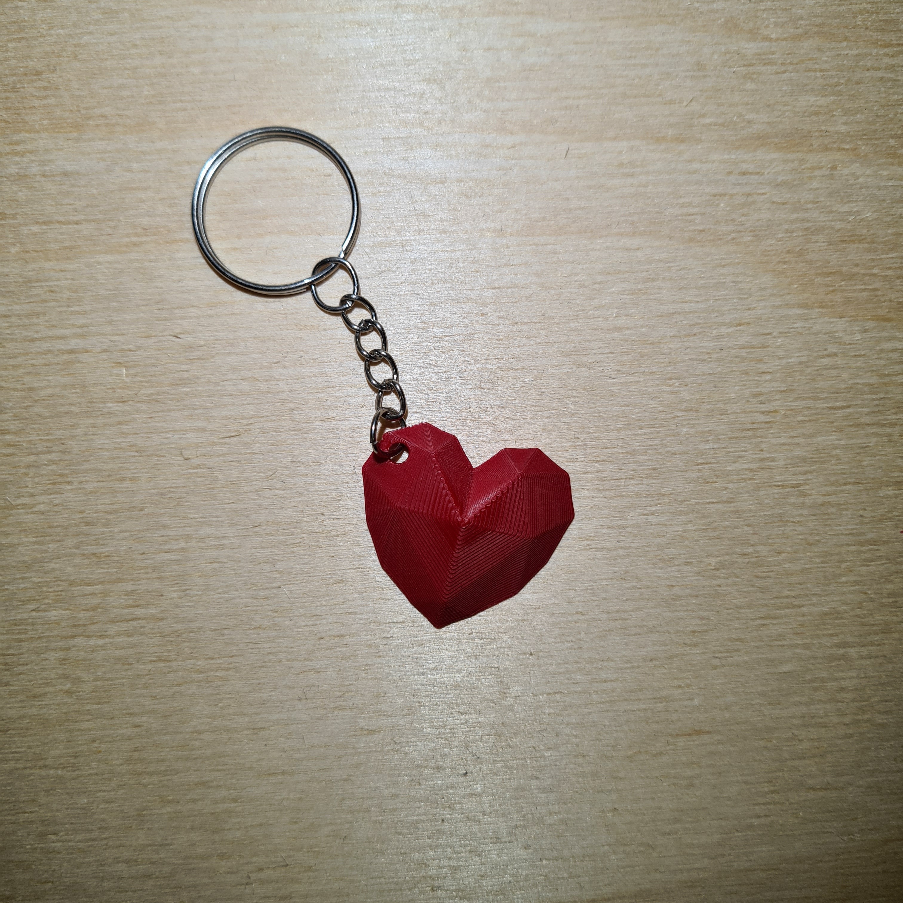heart key chain 3D print model - Mito3D