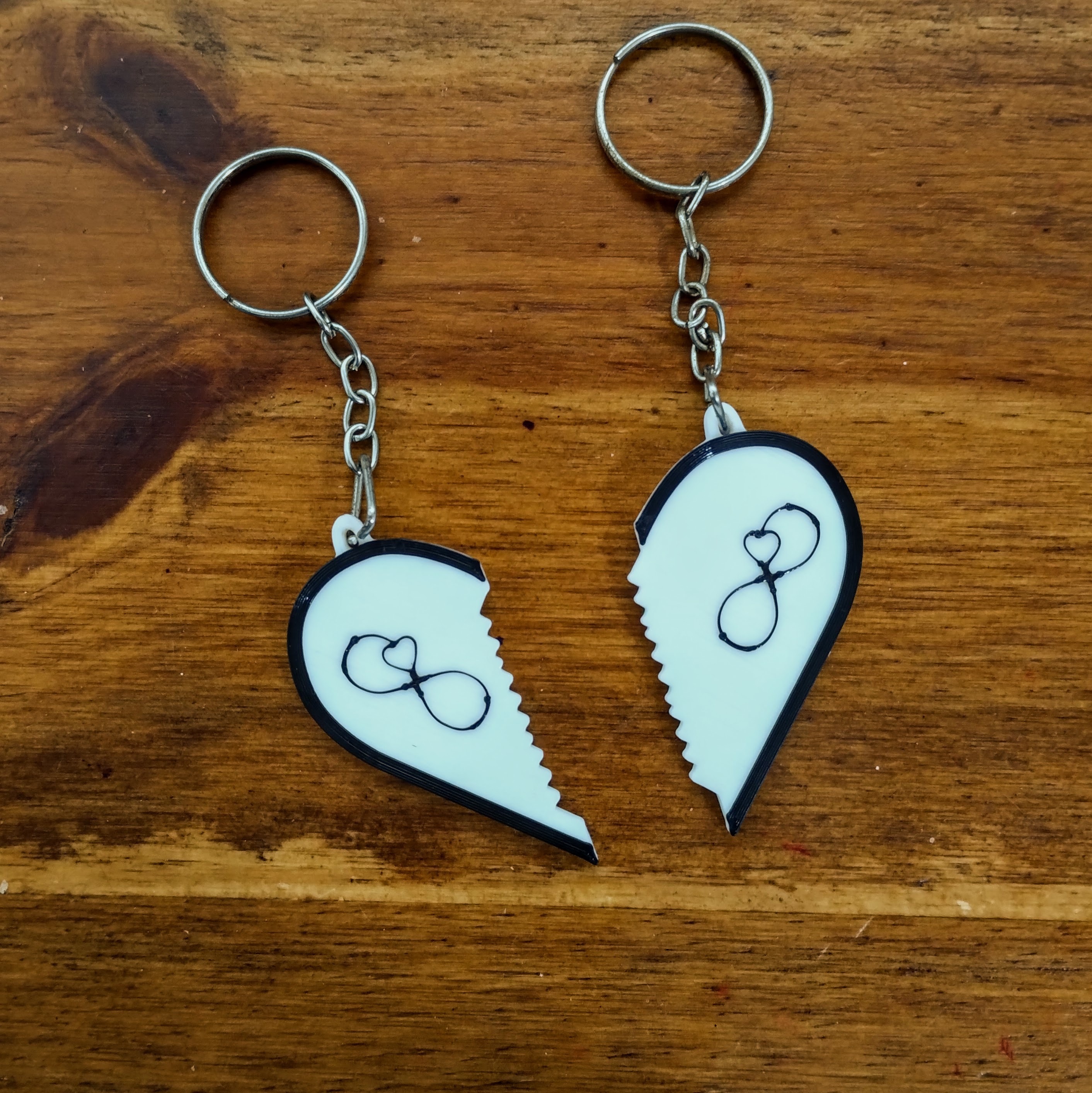 heart keychain gift love 3D print model - Mito3D