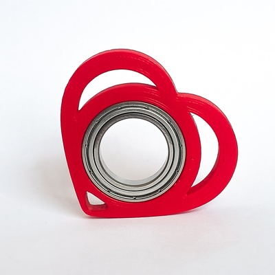 kalp anahtarlık spinner karambit rulman 3d print model - Mito3D