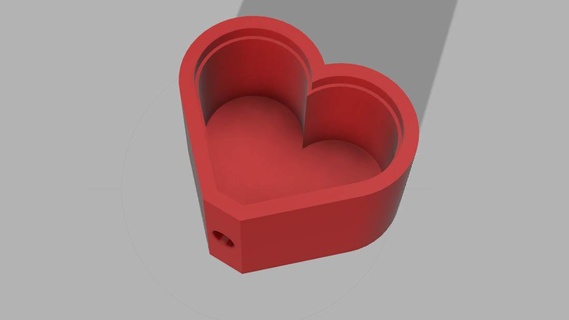 heart lamp lamp heart  3d print model - Mito3D