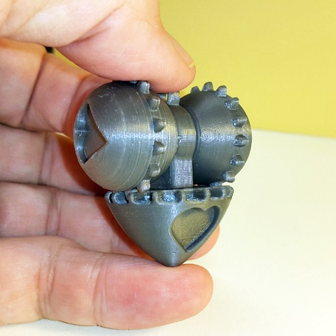 cuore di leonardo vari 3D print model - Mito3D