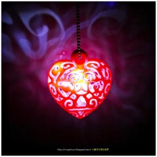 heart light gift jewelry necklace sweetheart valentine valentines day 3d print model - Mito3D