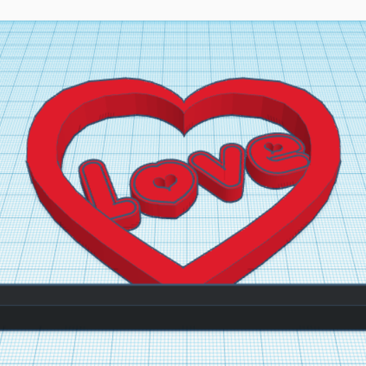 kalp Aşk Sanat san Valentin 3D print model - Mito3D