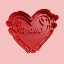 heart love valentine valentine's day cutters moulds cutter valentines 3d print model - Mito3D
