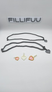 heart necklace fast print 3d print model - Mito3D