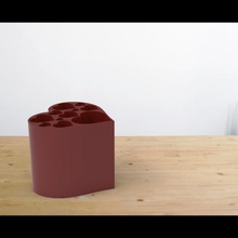 kalp kalemlik ev masa masaüstü kalem tutucu ofis büro 3d print model - Mito3D