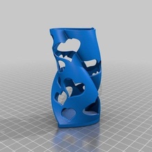 Herz Bleistift Topf Buntstifte coeur 3d print model - Mito3D