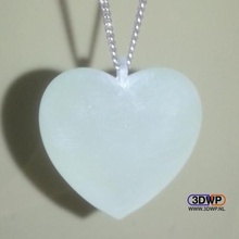 Herz-Anhänger Schmuck Herz Halskette Anhänger valentine valentines valentinesday Tag 3d print model - Mito3D