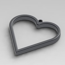 pingente coração - presente do dia dos namorados jóias colar pulseira brinco o amor presentes namorada 3d print model - Mito3D