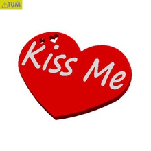 cuore piatto simbolo kiss me moda libero il miele amante di san valentino 14 feb regalo 3d print model - Mito3D
