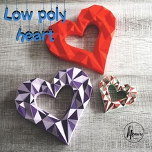 heart poly 3d print model - Mito3D
