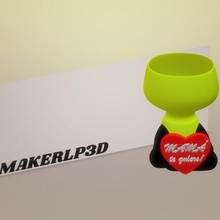 heart pot fashion makerlp3d 3d print model - Mito3D