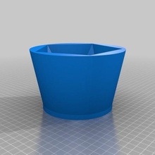 cœur pot moule + cadeau art pots plantes moules 3d print model - Mito3D